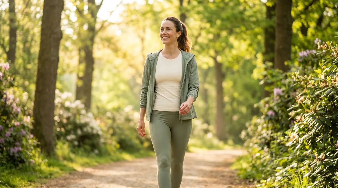 An active, healthy lifestyle outdoors